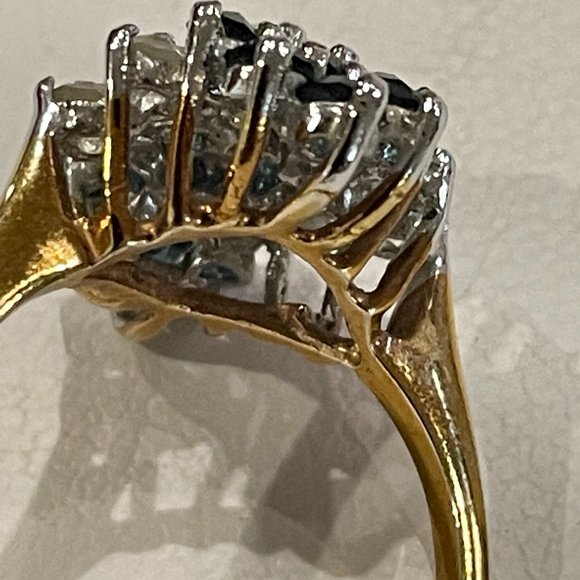 Simulated Sapphire Ring - Picture 6 of 6